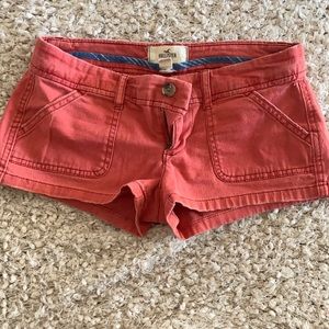 Hollister Orange So Cal Stretch Short